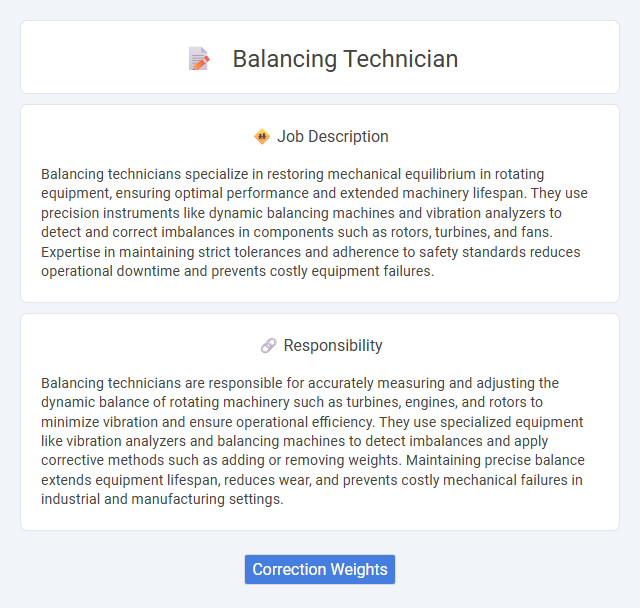 Balancing Technician Job Description and Career Detail