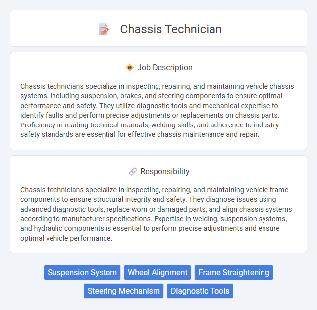 Chassis Technician Job Description and Career Detail
