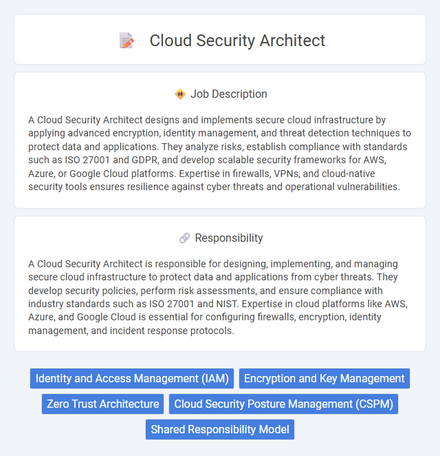 Cloud Security Architect Job Description and Career Detail