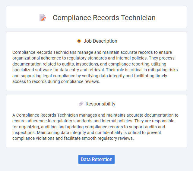 Compliance Records Technician Job Description and Career Detail
