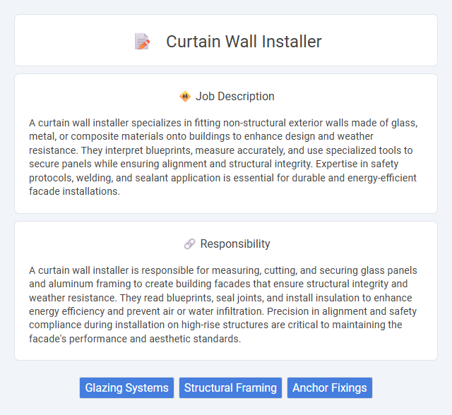 Curtain Wall Installer Job Description and Career Detail
