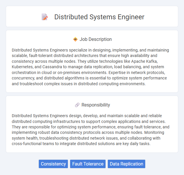 Distributed Systems Engineer Job Description and Career Detail