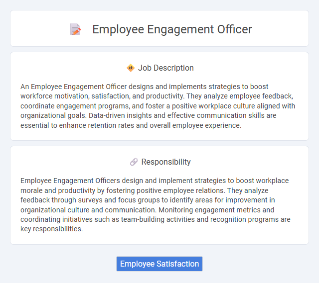 Employee Engagement Officer Job Description and Career Detail