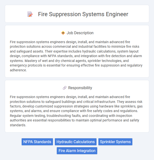 Fire Suppression Systems Engineer Job Description and Career Detail