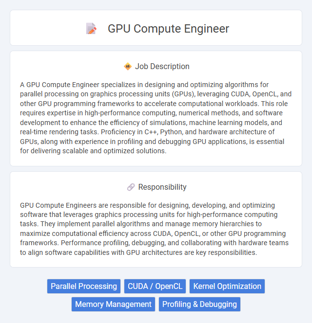 Gpu Compute Engineer Job Description and Career Detail