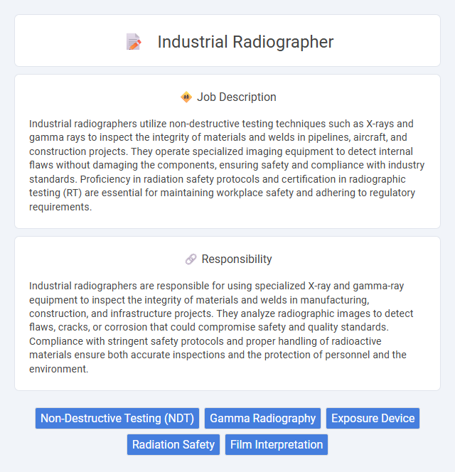 Industrial Radiographer Job Description and Career Detail