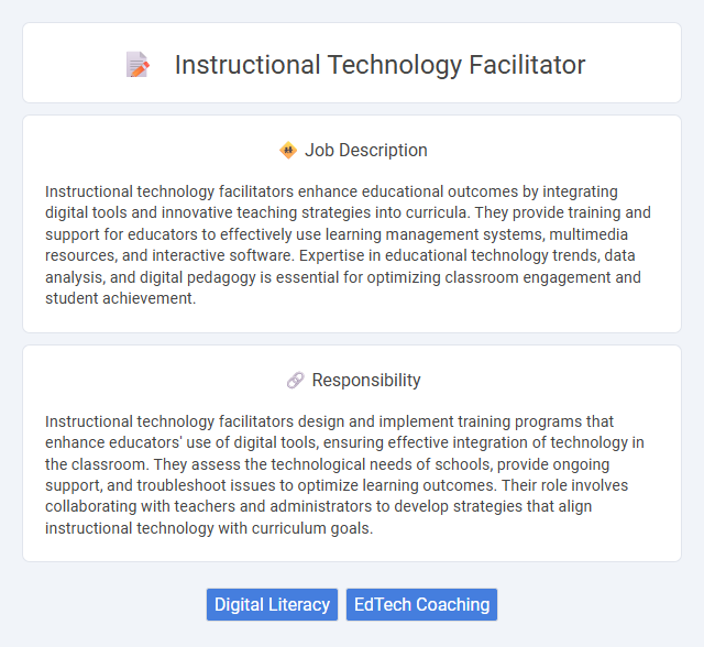 Instructional Technology Facilitator Job Description and Career Detail