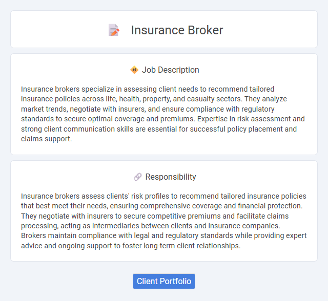 Insurance Broker Job Description and Career Detail