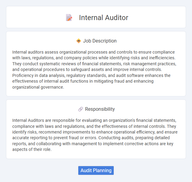 Internal Auditor Job Description and Career Detail