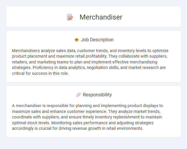 Merchandiser Job Description and Career Detail