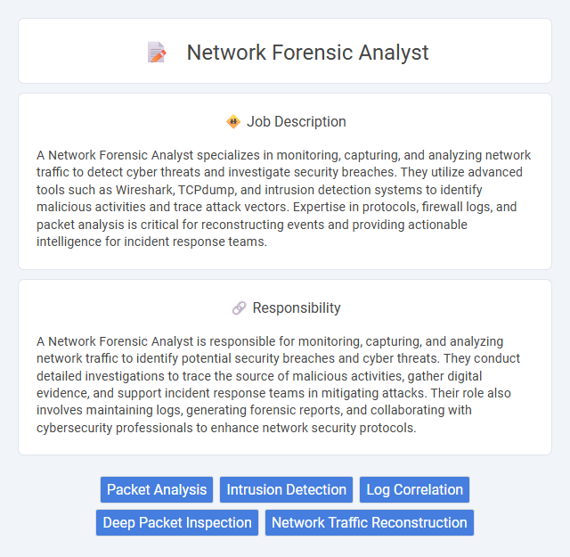 Network Forensic Analyst Job Description and Career Detail
