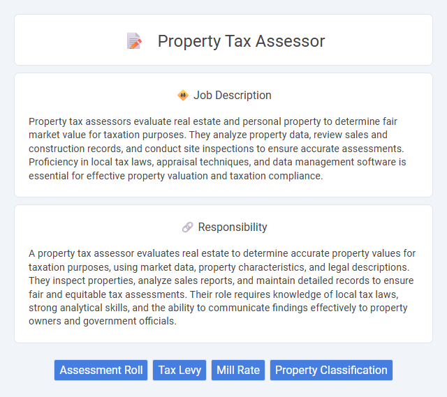Property Tax Assessor Job Description and Career Detail