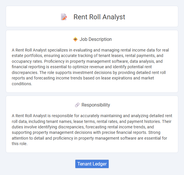 Rent Roll Analyst Job Description and Career Detail