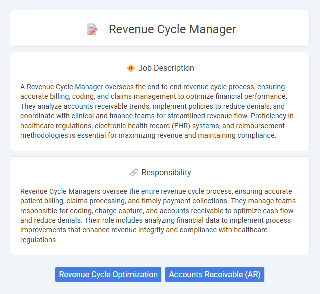 Revenue Cycle Manager Job Description and Career Detail