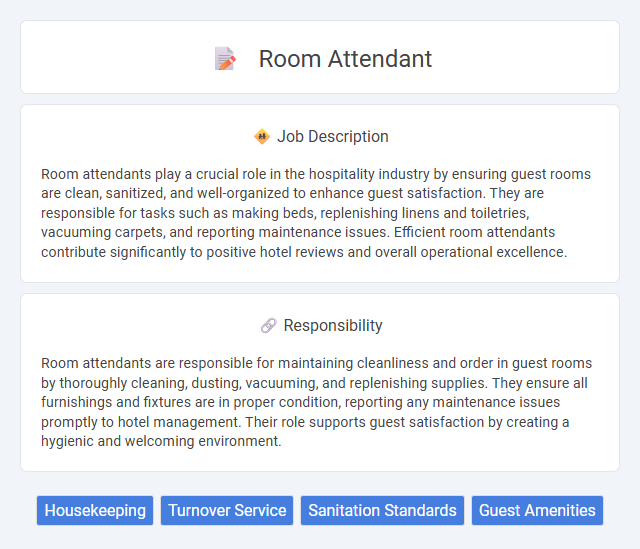 Room Attendant Job Description and Career Detail