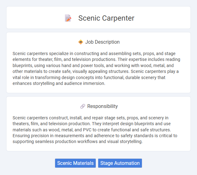 Scenic Carpenter Job Description and Career Detail