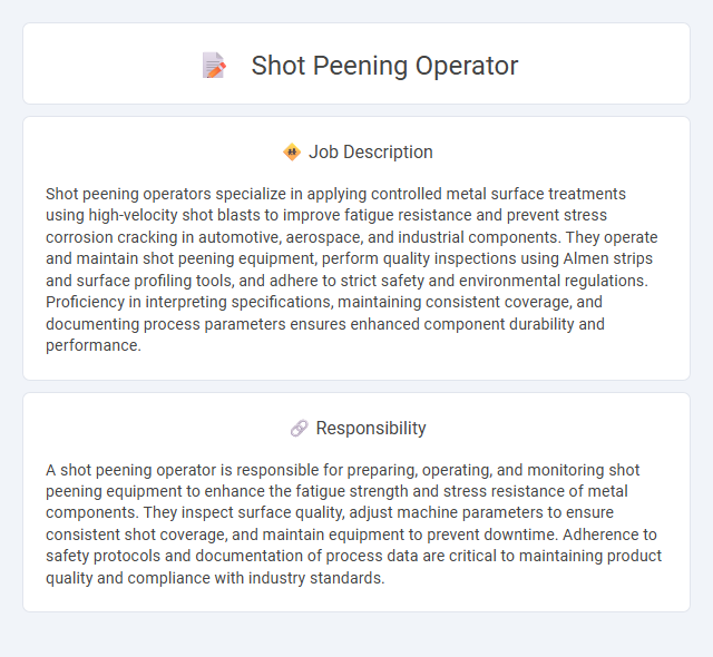 Shot Peening Operator Job Description and Career Detail