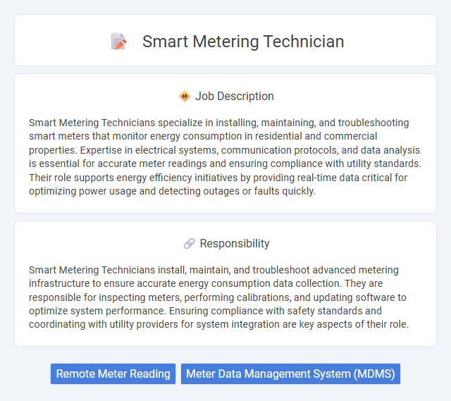 Smart Metering Technician Job Description and Career Detail