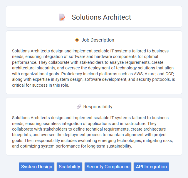 Solutions Architect Job Description and Career Detail