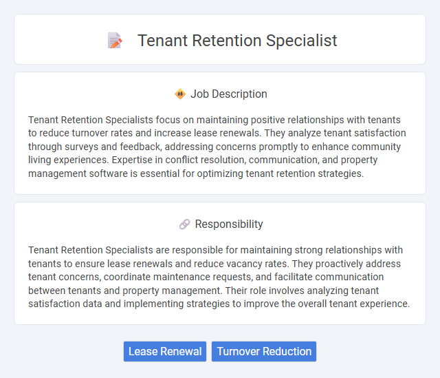 Tenant Retention Specialist Job Description and Career Detail