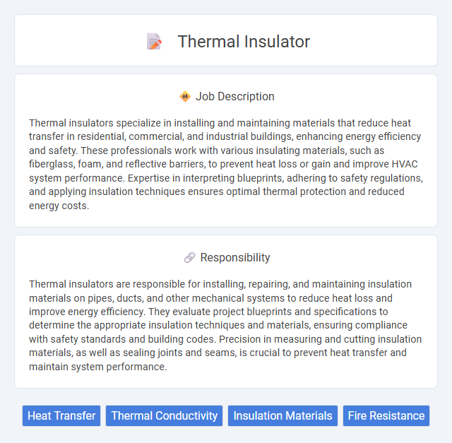 Thermal Insulator Job Description and Career Detail