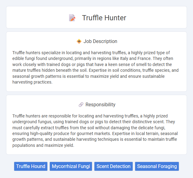 Truffle Hunter Job Description and Career Detail
