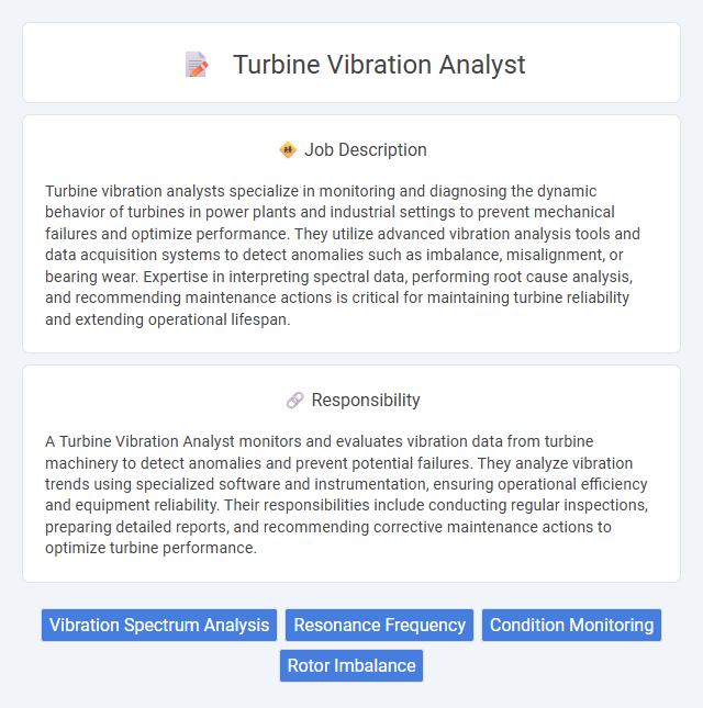 Turbine Vibration Analyst Job Description and Career Detail