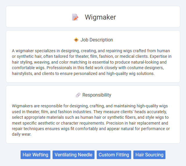 Wigmaker Job Description and Career Detail