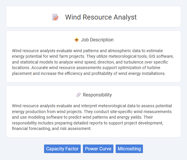 Wind Resource Analyst Job Description and Career Detail