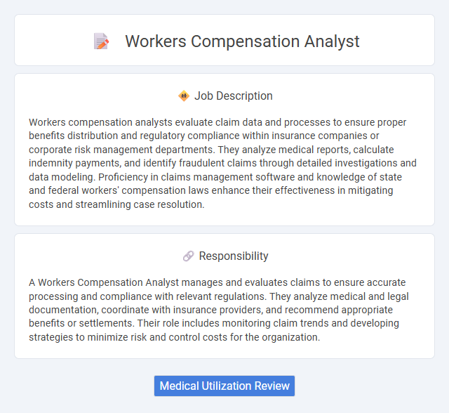 Workers Compensation Analyst Job Description and Career Detail