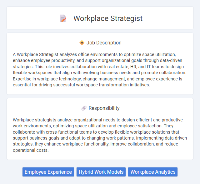 Workplace Strategist Job Description and Career Detail