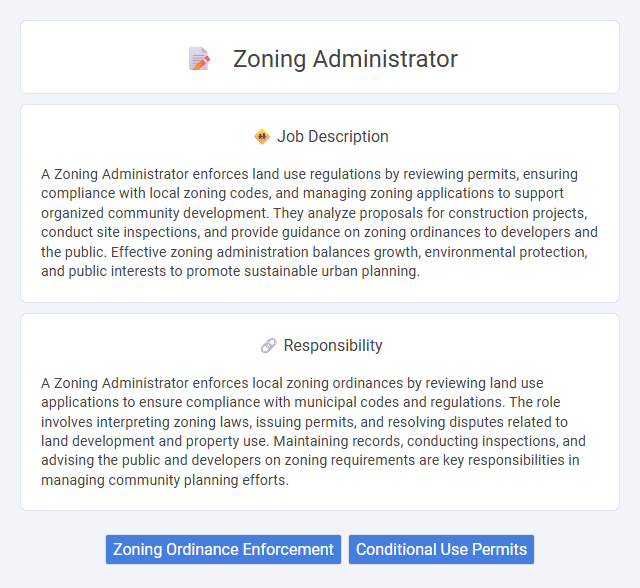 Zoning Administrator Job Description and Career Detail