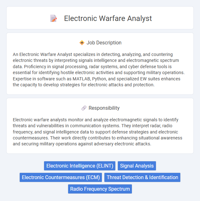 Electronic Warfare Analyst Job Description and Career Detail