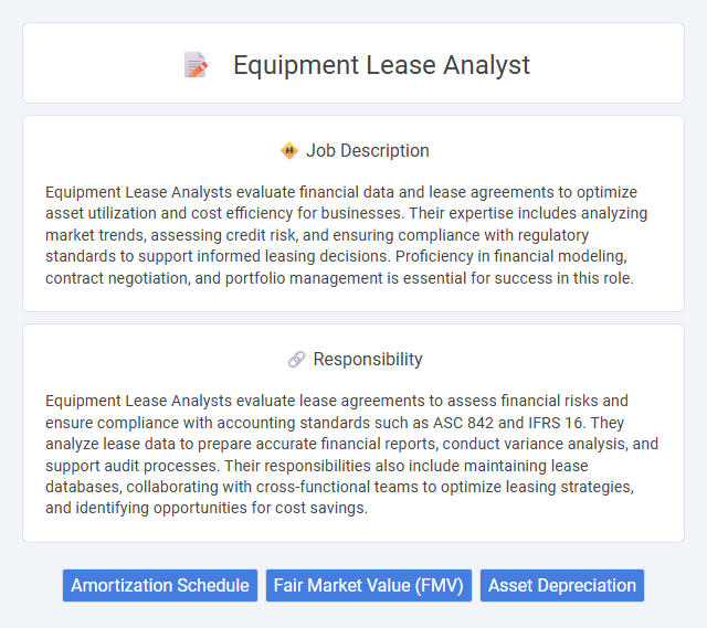 Equipment Lease Analyst Job Description and Career Detail