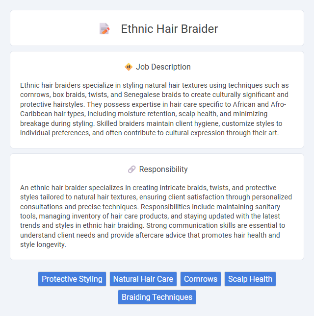 Ethnic Hair Braider Job Description and Career Detail