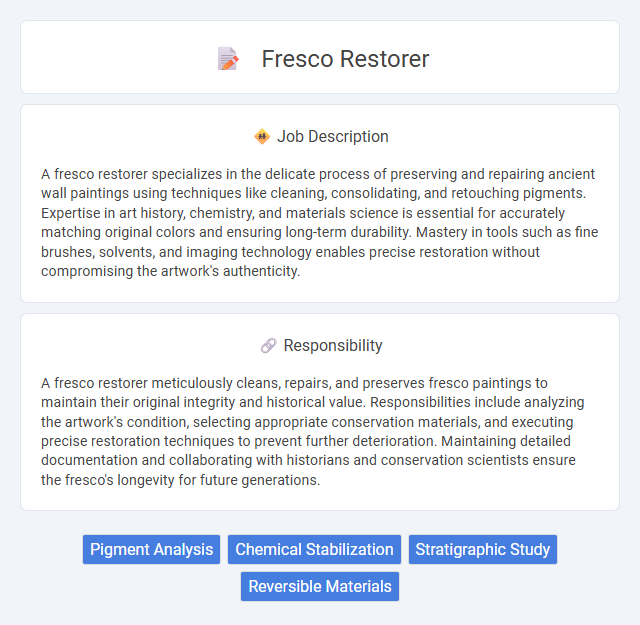 Fresco Restorer Job Description and Career Detail