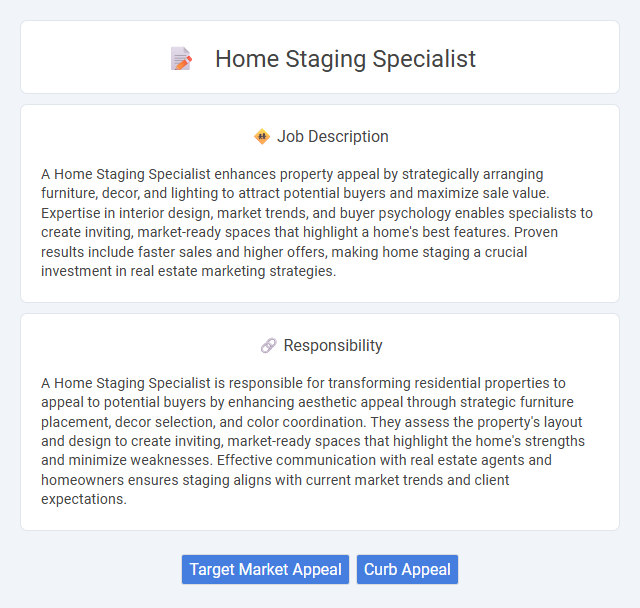 Home Staging Specialist Job Description and Career Detail