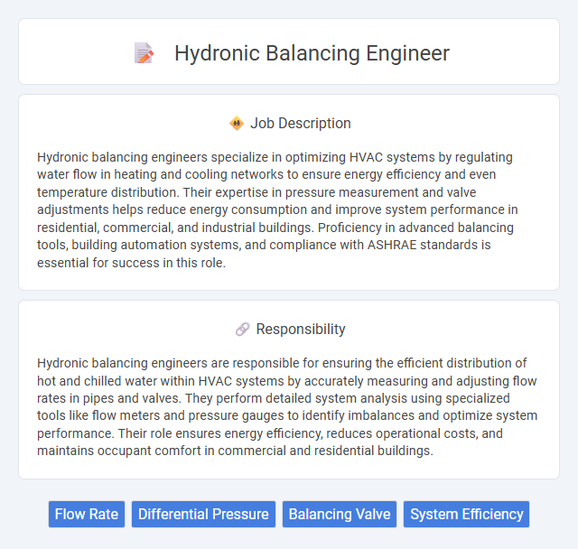 Hydronic Balancing Engineer Job Description and Career Detail
