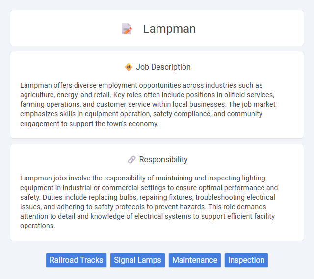 Lampman Job Description and Career Detail