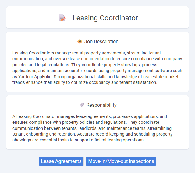 Leasing Coordinator Job Description and Career Detail