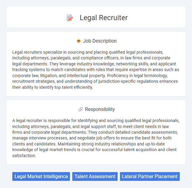 Legal Recruiter Job Description and Career Detail
