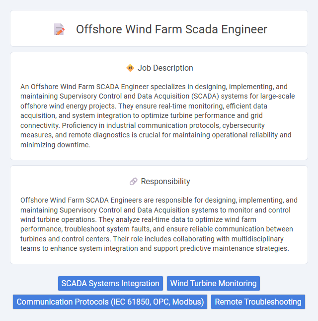 Offshore Wind Farm Scada Engineer Job Description and Career Detail