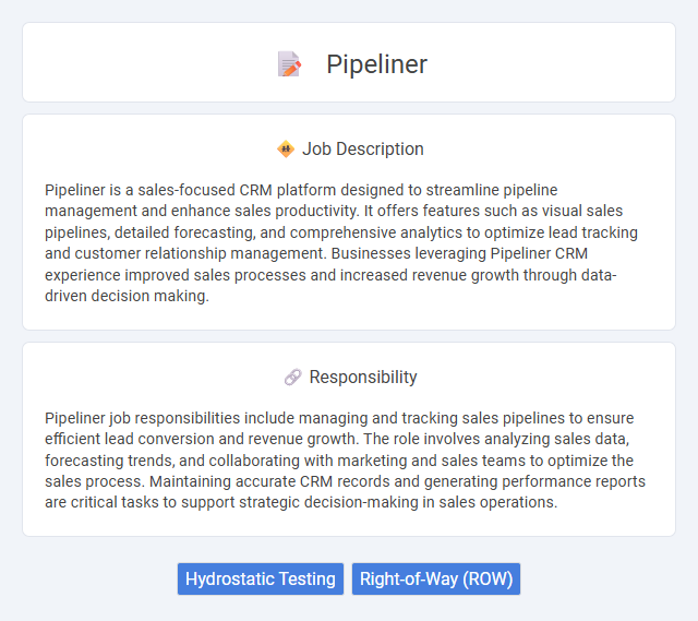 Pipeliner Job Description and Career Detail