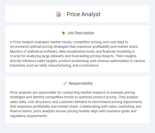 Price Analyst Job Description and Career Detail