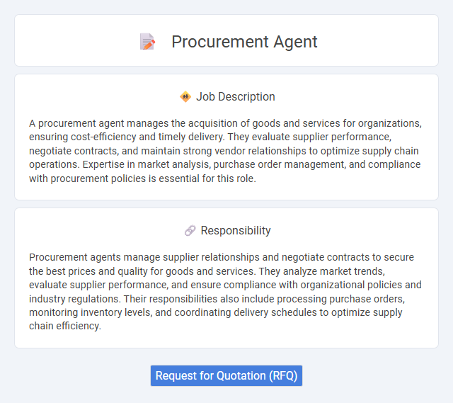 Procurement Agent Job Description and Career Detail
