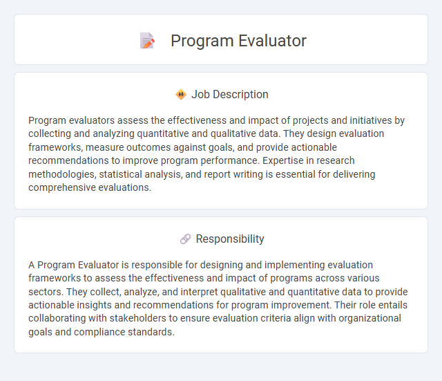 Program Evaluator Job Description and Career Detail