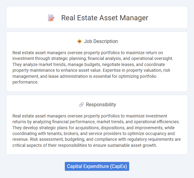 Real Estate Asset Manager Job Description and Career Detail