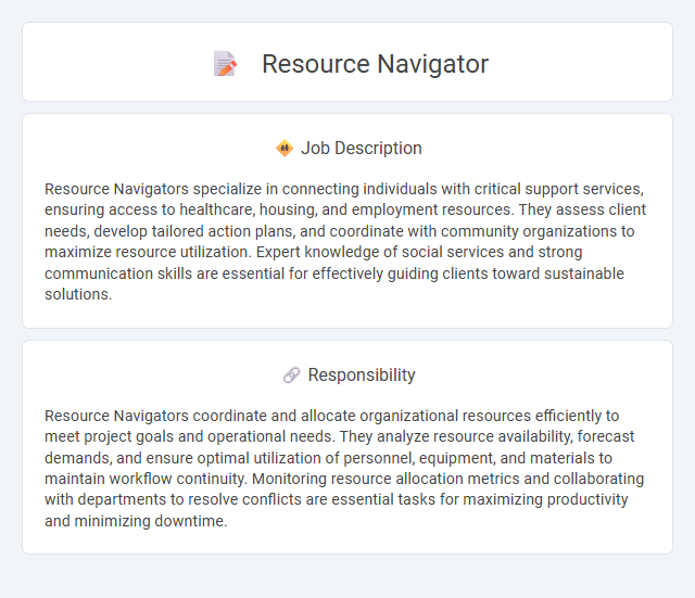 Resource Navigator Job Description and Career Detail