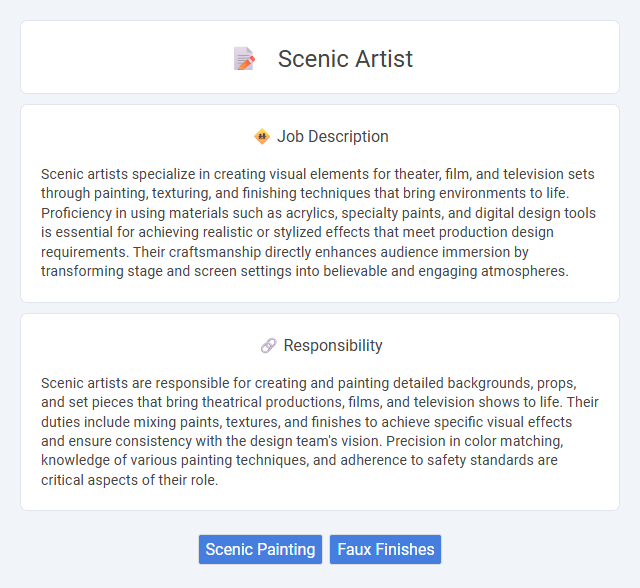 Scenic Artist Job Description and Career Detail