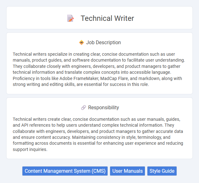 Technical Writer Job Description and Career Detail